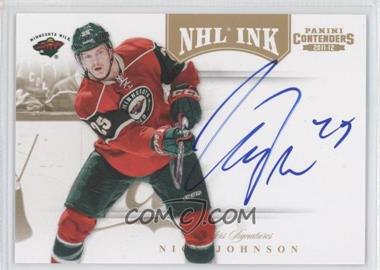 2011-12 Panini Playoff Contenders - NHL Ink - Gold #25 - Nick Johnson /25
