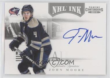 2011-12 Panini Playoff Contenders - NHL Ink #13 - John Moore