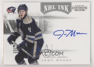 2011-12 Panini Playoff Contenders - NHL Ink #13 - John Moore