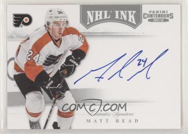 2011-12 Panini Playoff Contenders - NHL Ink #49 - Matt Read