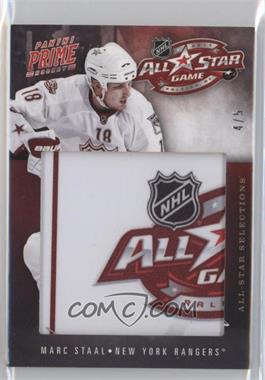 2011-12 Panini Prime - All Star Selections Materials #32 - Marc Staal /5