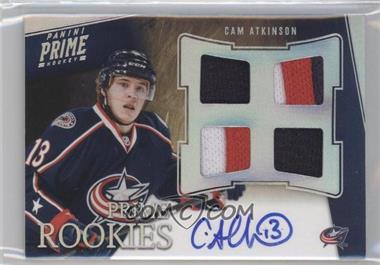 2011-12 Panini Prime - [Base] - Silver #114 - Rookie Patch Autograph - Cam Atkinson /50