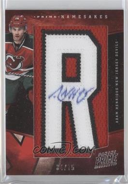 2011-12 Panini Prime - Namesakes Letter Patches Signatures #2 - Adam Henrique /75