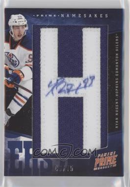 2011-12 Panini Prime - Namesakes Letter Patches Signatures #62 - Ryan Nugent-Hopkins /75