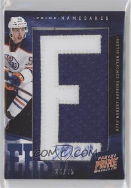 2011-12 Panini Prime - Namesakes Letter Patches Signatures #62 - Ryan Nugent-Hopkins /75