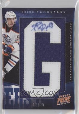 2011-12 Panini Prime - Namesakes Letter Patches Signatures #62 - Ryan Nugent-Hopkins /75