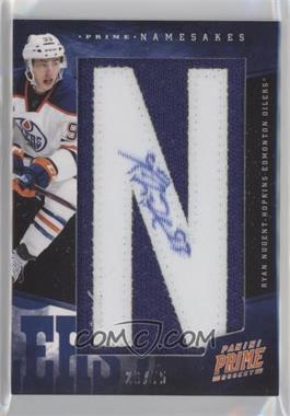 2011-12 Panini Prime - Namesakes Letter Patches Signatures #62 - Ryan Nugent-Hopkins /75