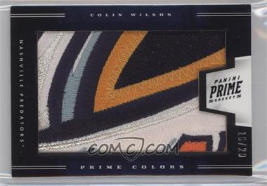 2011-12 Panini Prime - Prime Colors Horizontal Patches #42 - Colin Wilson /20