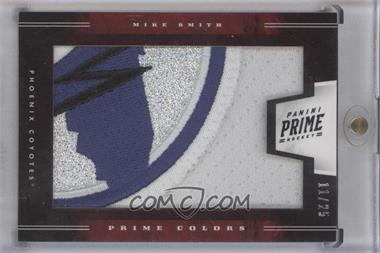 2011-12 Panini Prime - Prime Colors Horizontal Patches #72 - Mike Smith /25