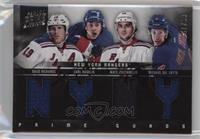 Brad Richards, Carl Hagelin, Mats Zuccarello, Michael Del Zotto #/75