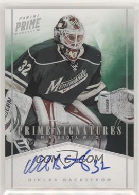 2011-12 Panini Prime - Prime Signatures - Holo Silver #43 - Niklas Backstrom /25