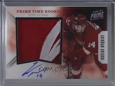 2011-12 Panini Prime - Prime Time Rookie Materials - Patches Signatures #11 - Gustav Nyquist /5