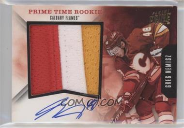 2011-12 Panini Prime - Prime Time Rookie Materials - Prime Signatures #41 - Greg Nemisz /15