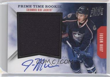 2011-12 Panini Prime - Prime Time Rookie Materials - Signatures #31 - John Moore /50