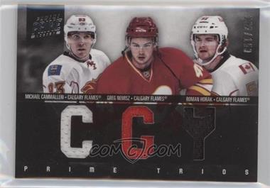 2011-12 Panini Prime - Prime Trios Materials #14 - Michael Cammalleri, Greg Nemisz, Roman Horak /150