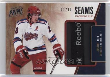 2011-12 Panini Prime - Seams Incredible #17 - Justin Faulk /10 [Noted]