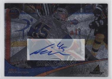 2011-12 Panini Rookie Anthology - [Base] - Autographs #302 - Pinnacle Ice Breakers - Anders Nilsson