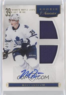 2011-12 Panini Rookie Anthology - [Base] #134 - Rookie Treasures Signatures - Matt Frattin /499