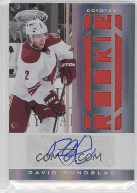 2011-12 Panini Rookie Anthology - [Base] #248 - Certified Freshman Fabrics Signatures - David Rundblad /299