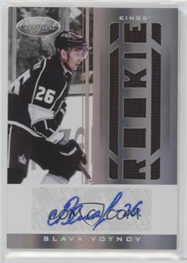 2011-12 Panini Rookie Anthology - [Base] #263 - Certified Freshman Fabrics Signatures - Slava Voynov /299