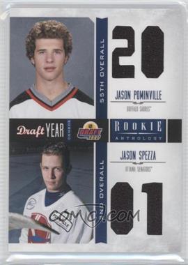 2011-12 Panini Rookie Anthology - Draft Year Combos Materials #6 - Jason Pominville, Jason Spezza