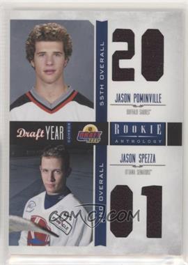 2011-12 Panini Rookie Anthology - Draft Year Combos Materials #6 - Jason Pominville, Jason Spezza