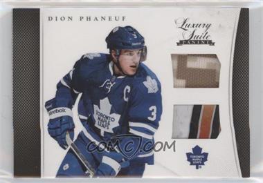 2011-12 Panini Rookie Anthology - Luxury Suite #7 - Dion Phaneuf