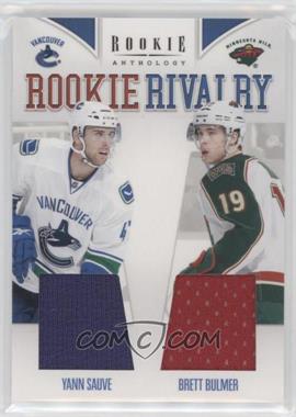 2011-12 Panini Rookie Anthology - Rookie Rivalry Materials #26 - Brett Bulmer, Yann Sauve