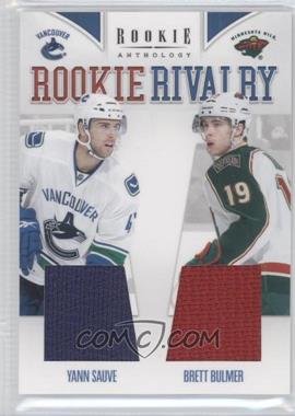 2011-12 Panini Rookie Anthology - Rookie Rivalry Materials #26 - Brett Bulmer, Yann Sauve