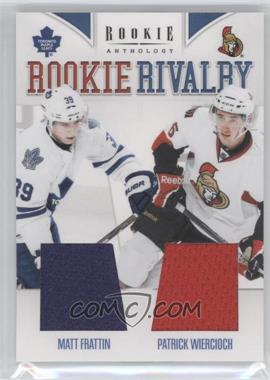 2011-12 Panini Rookie Anthology - Rookie Rivalry Materials #28 - Matt Frattin, Patrick Wiercioch