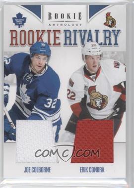 2011-12 Panini Rookie Anthology - Rookie Rivalry Materials #48 - Joe Colborne, Erik Condra