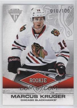 2011-12 Panini Titanium - [Base] - Spectrum Gold #185 - Marcus Kruger /100