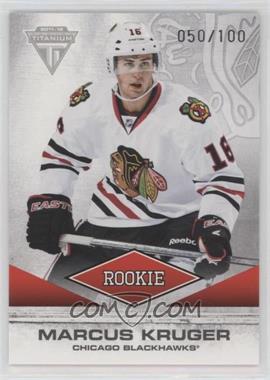 2011-12 Panini Titanium - [Base] - Spectrum Gold #185 - Marcus Kruger /100