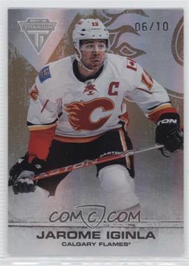 2011-12 Panini Titanium - [Base] - Spectrum Gold #60 - Jarome Iginla /10