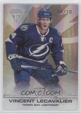 2011-12 Panini Titanium - [Base] - Spectrum Gold #64 - Vincent Lecavalier /10