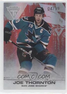 2011-12 Panini Titanium - [Base] - Spectrum Ruby #80 - Joe Thornton /99