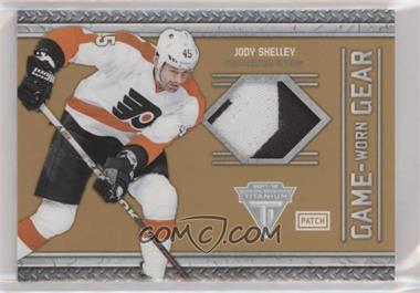 2011-12 Panini Titanium - Game-Worn Gear - Patches #71 - Jody Shelley /25