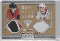 Erik Karlsson, Nick Foligno #/15