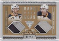 Jason Pominville, Jordan Leopold #/50