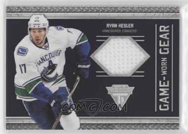 2011-12 Panini Titanium - Game-Worn Gear #24 - Ryan Kesler