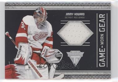 2011-12 Panini Titanium - Game-Worn Gear #72 - Jimmy Howard