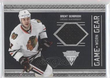 2011-12 Panini Titanium - Game-Worn Gear #83 - Brent Seabrook