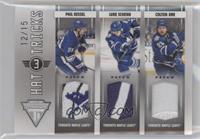 Phil Kessel, Luke Schenn, Colton Orr #/15