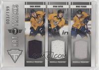 Shea Weber, Ryan Suter, Mike Fisher #/199