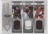 Zach Boychuk, Jamie McBain, Justin Faulk #/199