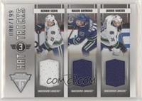 Henrik Sedin, Jannik Hansen, Mason Raymond #/199