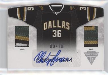 2011-12 Panini Titanium - Home Sweaters Memorabilia Autographs - Patches #11 - Philip Larsen /10