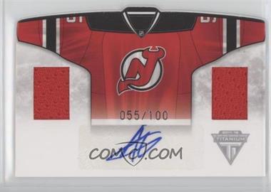 2011-12 Panini Titanium - Home Sweaters Memorabilia Autographs #18 - Adam Larsson /100