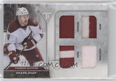 2011-12 Panini Titanium - Quad Memorabilia #40 - Shane Doan /25