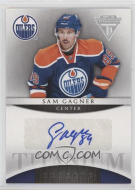 2011-12 Panini Titanium - Titanium Reserve Autographs #41 - Sam Gagner [Noted]